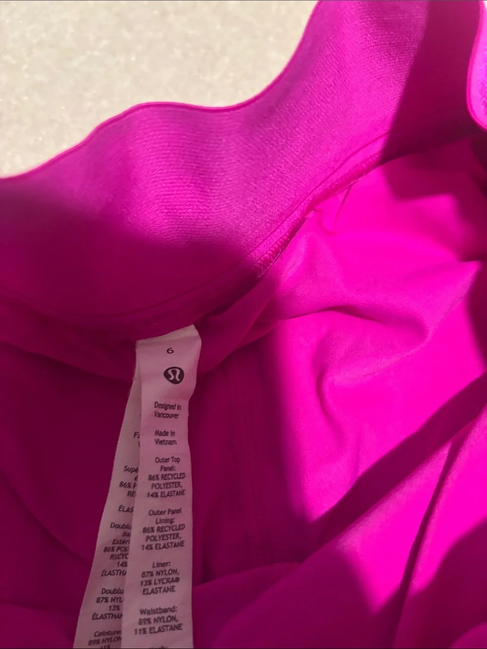 lululemon athletica Fuchsia Pink Athletic Skort